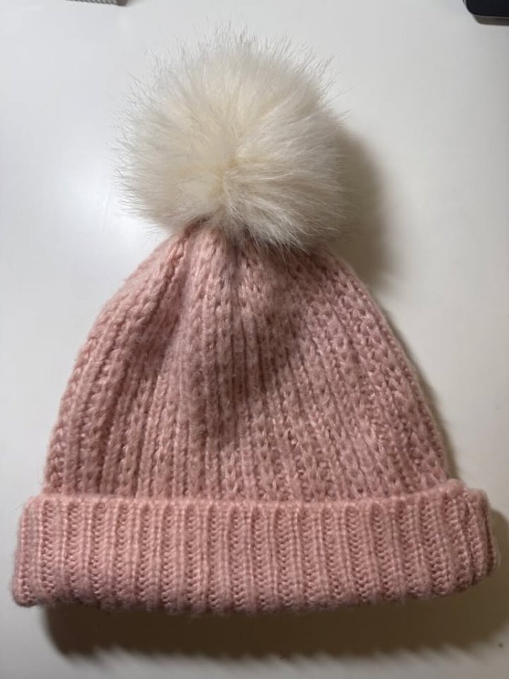 Pink Winter Knitted Beanie